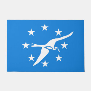 Door Mat with Flag of Corpus Christi City