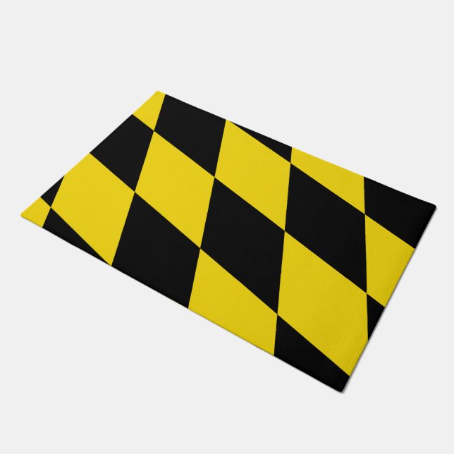Door Mat with Flag of Munich (Angled)