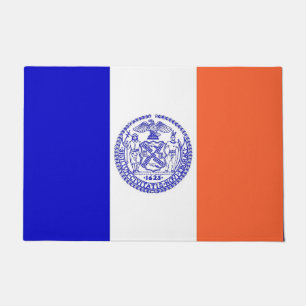 Door Mat with Flag of New York City, USA