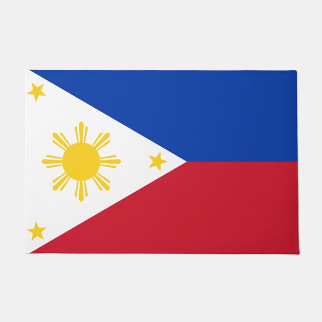 Door Mat with Flag of Philippines (Front)