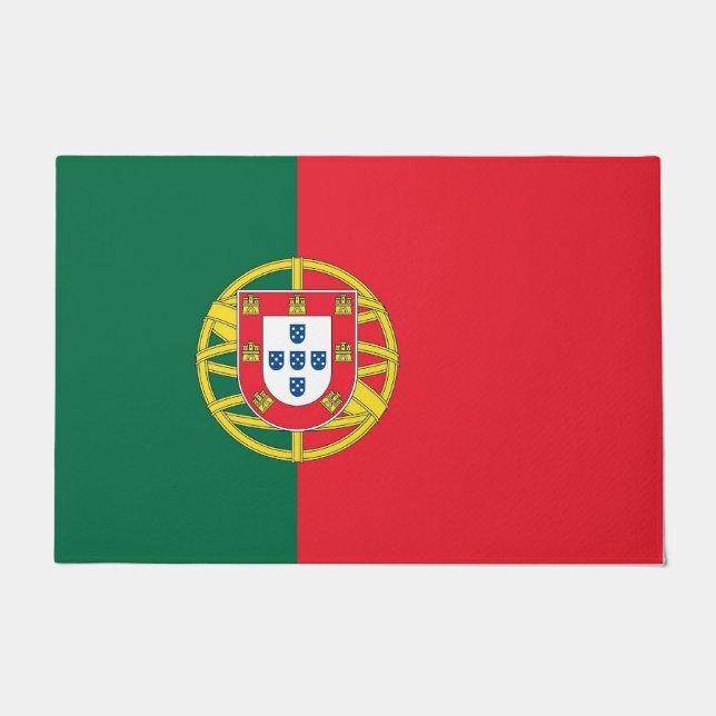 Door Mat with Flag of Portugal (Front)