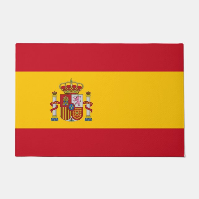 Door Mat with Flag of Spain (Front)