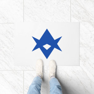 Door Mat with Flag of Toyota City, Japan