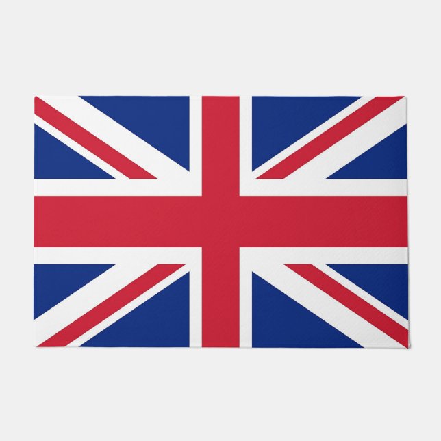 Door Mat with Flag of United Kingdom (Front)