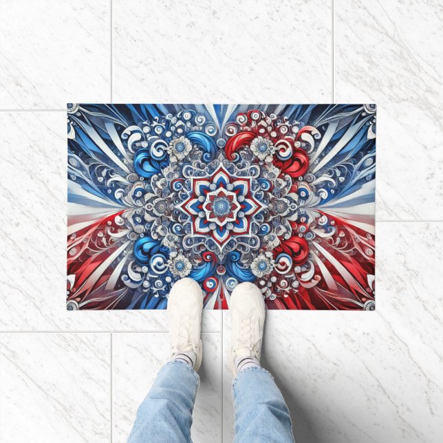 Door Mat with French Colours design (Indoor)