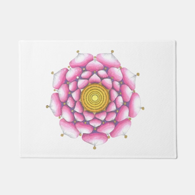 Door mat with Mandala Design (Front)