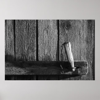 Door of old barn 9 poster