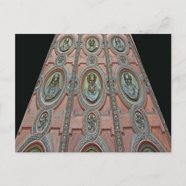 Door of St Stephen's Basilica, Budapest Postcard (Front)
