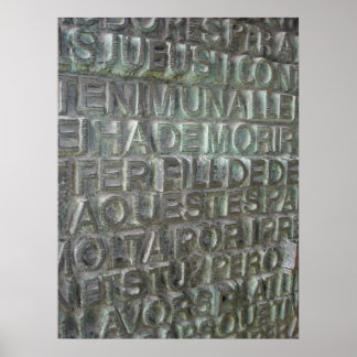 Door of the Sagrada Familia, Barcelona Poster