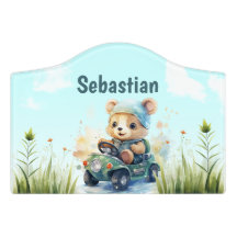 door plate with name, personalizable