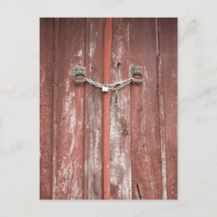 door postcard
