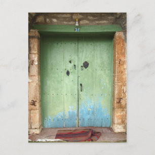 door postcard