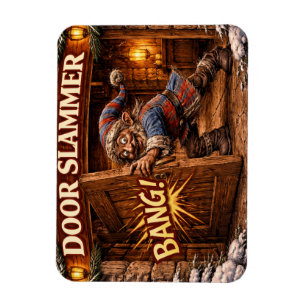 Door Slammer Icelandic Yule Lad Magnet
