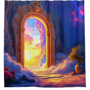 Door to Heaven Shower Curtain