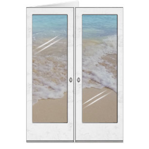 door with ocean view