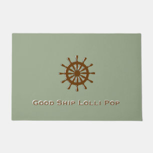 Doormat - Brown Helm with Name