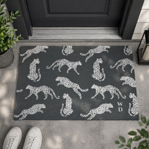 Doormat Cheetah Pattern Welcome Mat