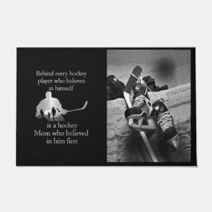 Doormat For Hockey Player, Hockey Quotes Mat