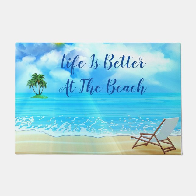 Doormat-Life Is Better At The Beach Doormat (Front)