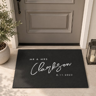 Doormat Personalised Newlywed Last Name Door Mat