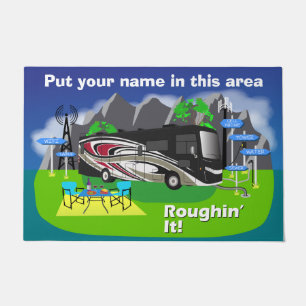 Doormat Red Thor Palazzo Class A RV Roughin' It