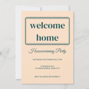 Doormat Welcome Home Housewarming Invitation