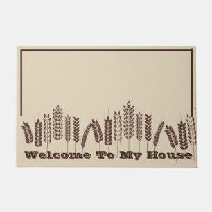 Doormat-Wheat Welcome Doormat