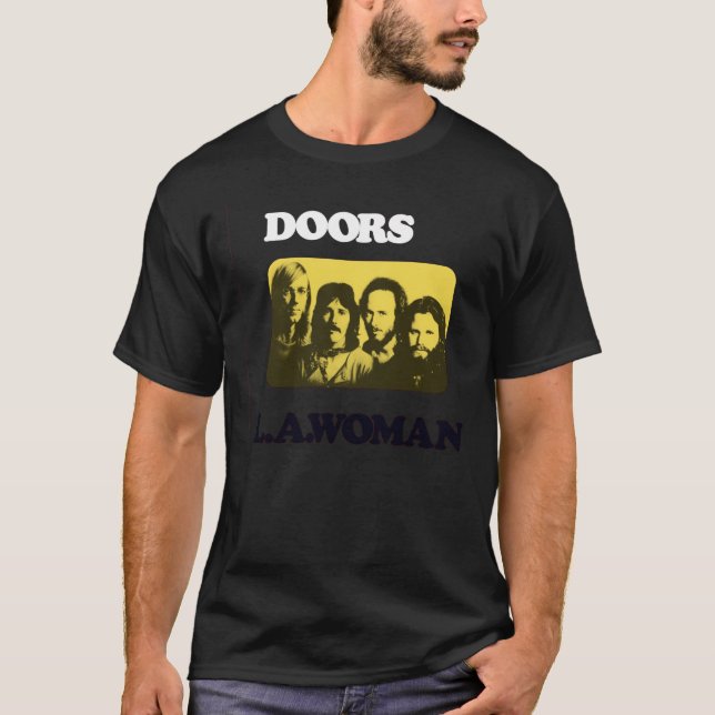 Doors L.A Woman Mixed Text Classic T-Shirt (Front)