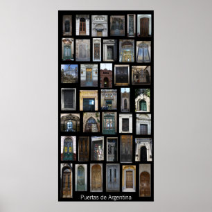 Doors of Argentina Poster