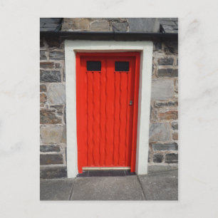 Doors of Cullen, Moray, Scotland Postcard