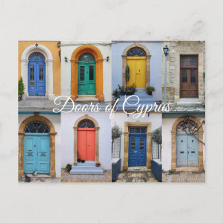 Doors of Cyprus Postcard