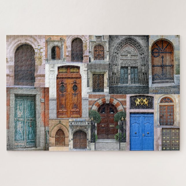 Doors of Europe - 20x30 - 1014 pcs. Jigsaw Puzzle (Horizontal)