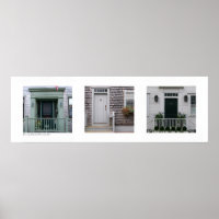 Doors of Nantucket, Massachusetts Triptych