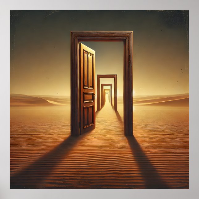 Doors of Perception in the Desert of Time  Poster (Front)