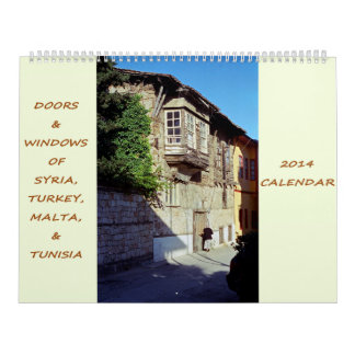Doors & Windows of Syria, Turkey, Malta & Tunisia Calendar