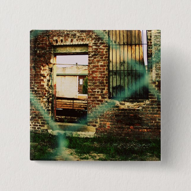 Doorway 15 Cm Square Badge (Front)