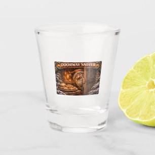 Doorway Sniffer Icelandic Yule Lad Shot Glass