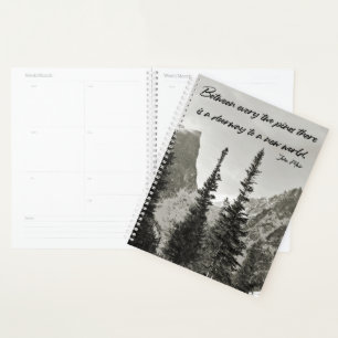 Doorway to a New World in the Mountains Planner