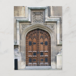 Doorway to Parliament in Westminster Postcard