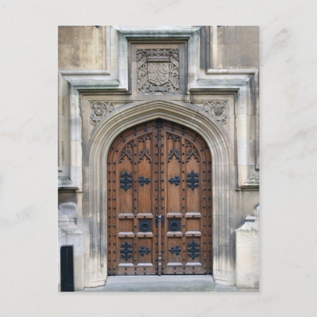 Doorway to Parliament in Westminster Postcard (Front)