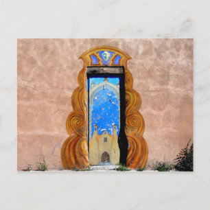 Doorway to Santa Fe Postcard
