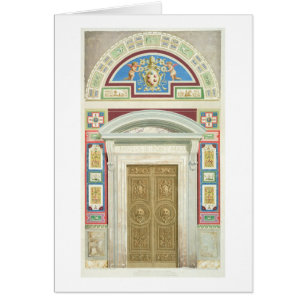 Doorway to the Raphael Loggia at the Vatican, from