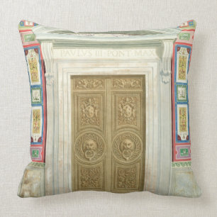 Doorway to the Raphael Loggia at the Vatican, from Cushion