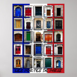 Doorways of Paris Poster