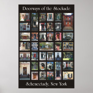 Doorways of the Stockade 24" x 36" poster