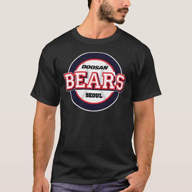 Doosan Bears Seoul KBO Logo   T-Shirt (Front)