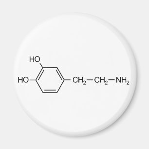dopamine chemical formula drug dope chemistry elem magnet