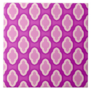 Dopamine Decor Retro-Inspired Pink Ceramic Tile