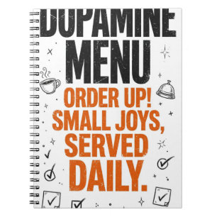 Dopamine Menu Funny ADHD Journal