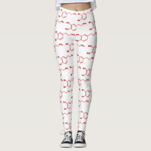 Dopamine Molecular Chemical Formula Leggings